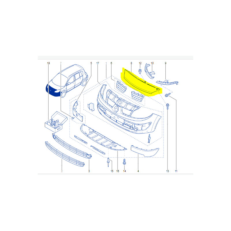 bandeau sup scenic II -8200183129 ind C