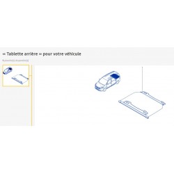Cache bagage Dacia Lodgy - 799224209R
