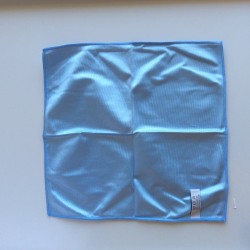 Microfibre vitres bleu